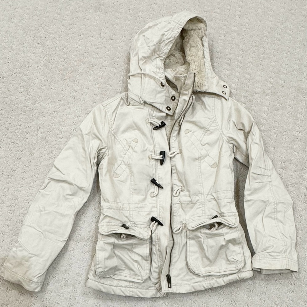 H&M winter fur jacket size 4